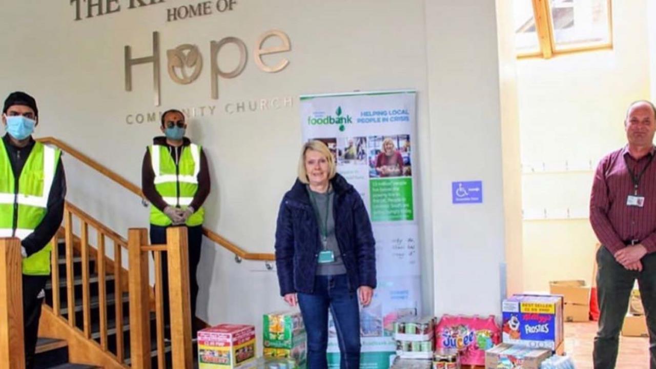 Redrow - News - East Midlands - Leicester Food Bank Donation