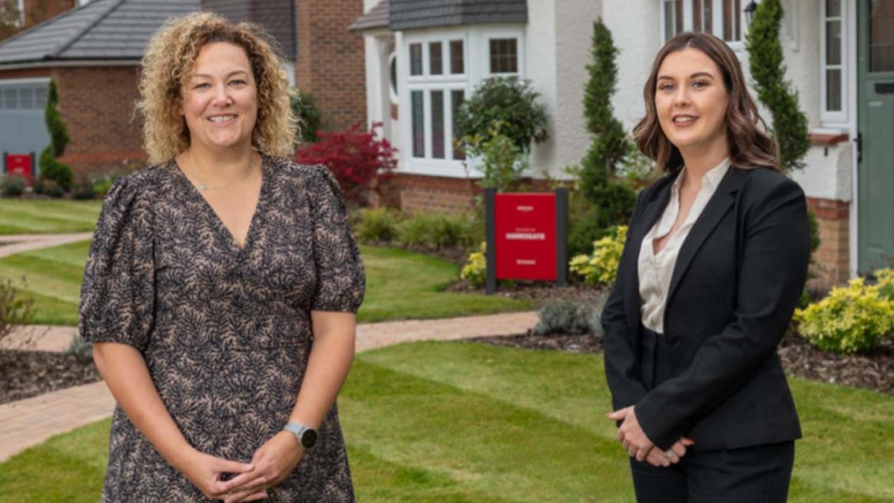 Redrow - News - South Mids Promotions - Elizabeth Carter and Emma Clark