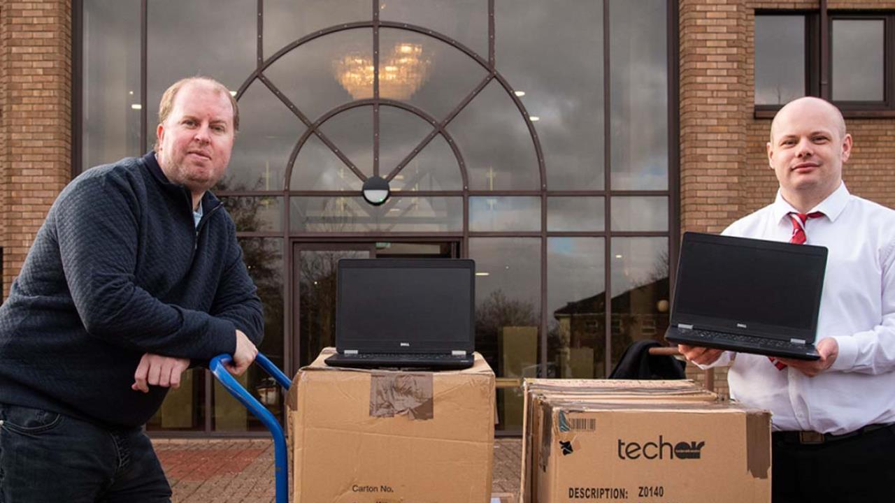 Redrow - News - North West - Laptop Donations