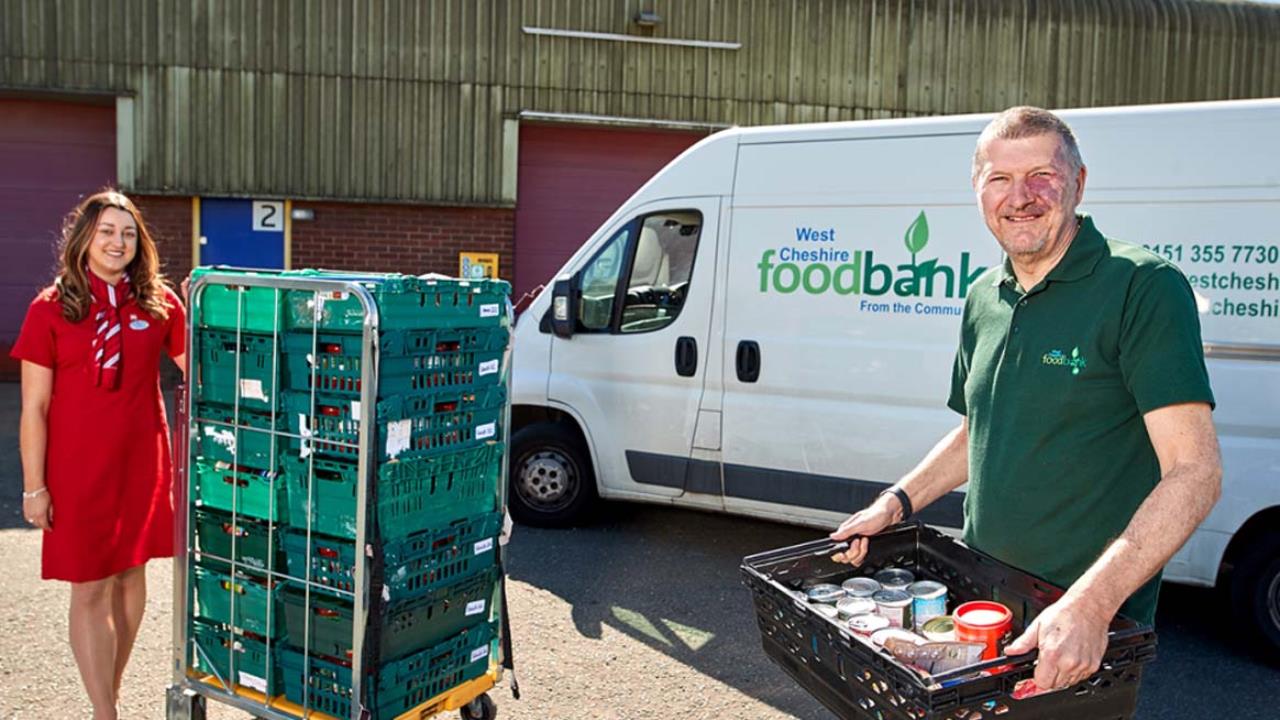 Redrow - News - North West - West Cheshire Foodbank Donation