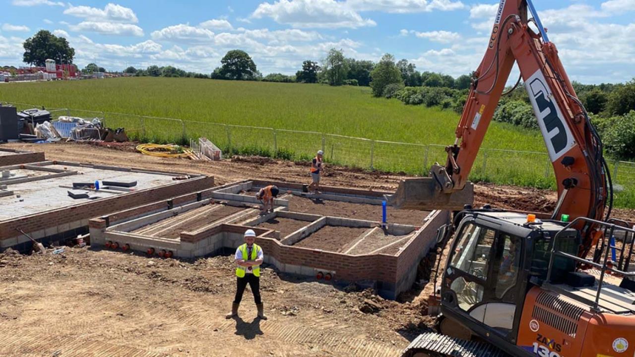 Redrow - News - Midlands - Midsummer Meadow - Construction Work