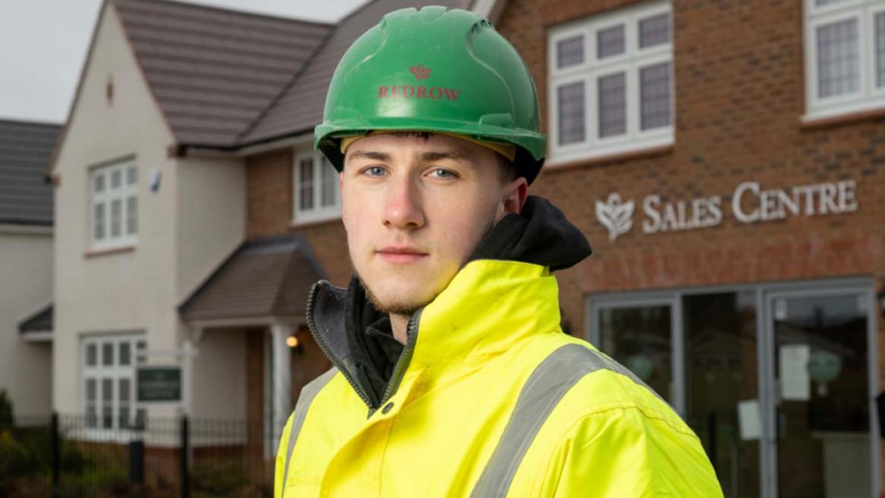 Redrow - News - South Midlands - Liam Barrett Apprenticeship