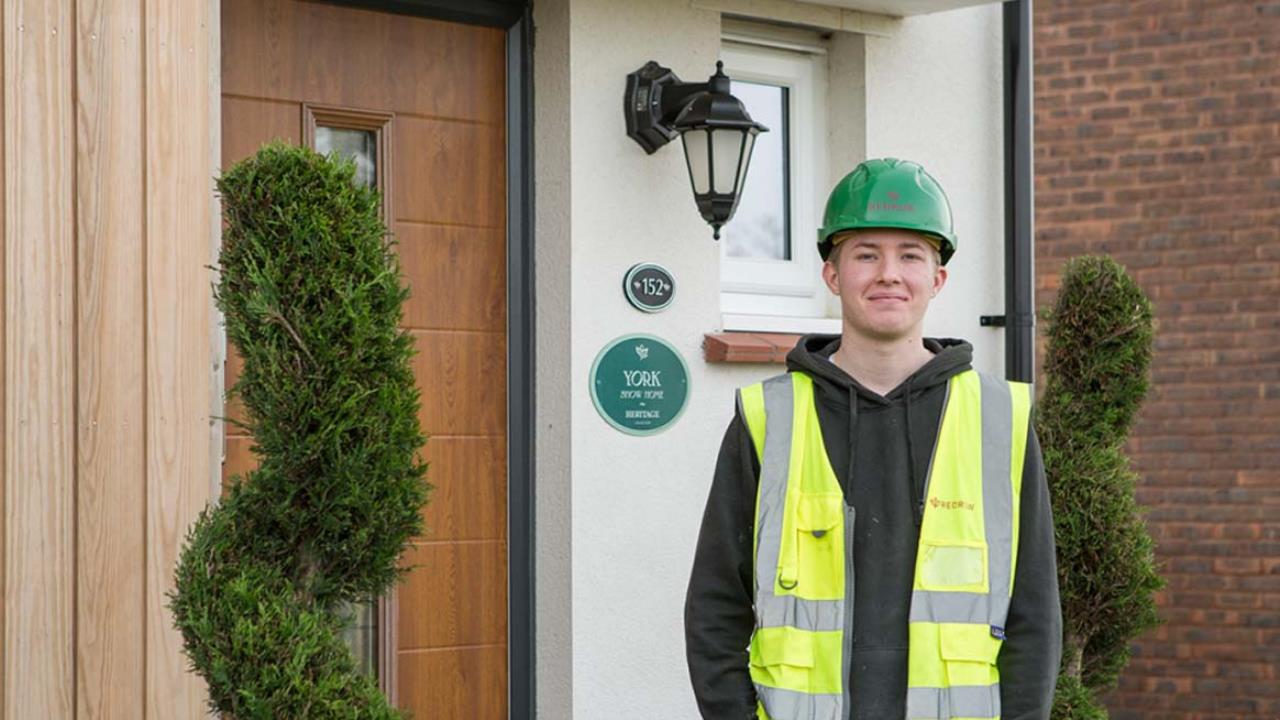 Redrow - News - Thames Valley - Lewis Williams Apprentice