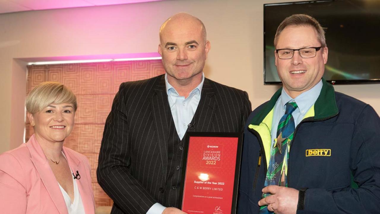 Redrow - News - Lancashire - Suppliers of the Year