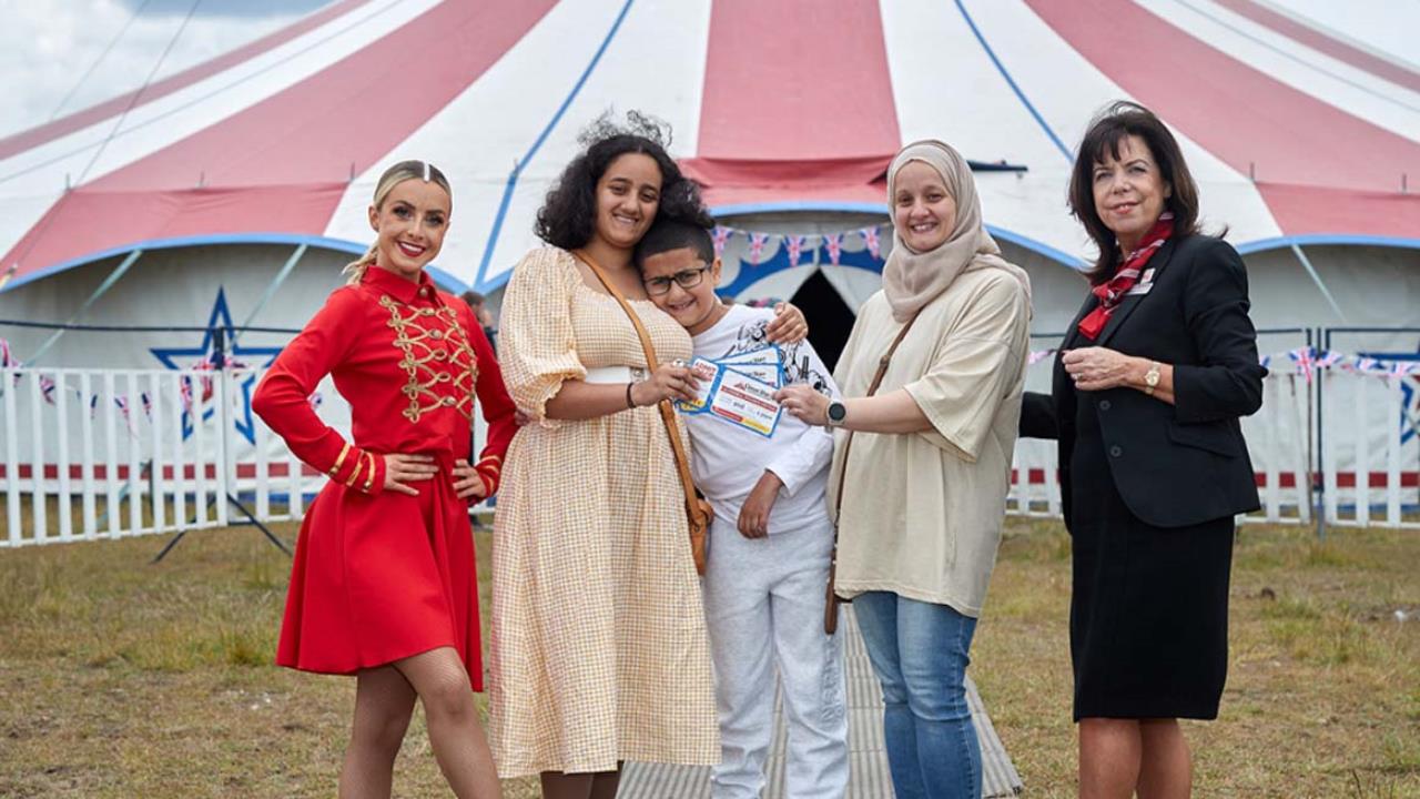 Redrow - News - Circus Tickets for Vulnerable Children - Allerton Circus