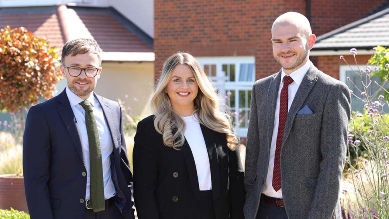 Redrow - News - North West - Promotions - Anna Evans-Kerr  Gareth Stansfield and Paul Murray