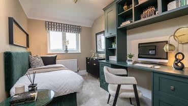 Redrow - The Hampstead - Bedroom 5 - Home Office