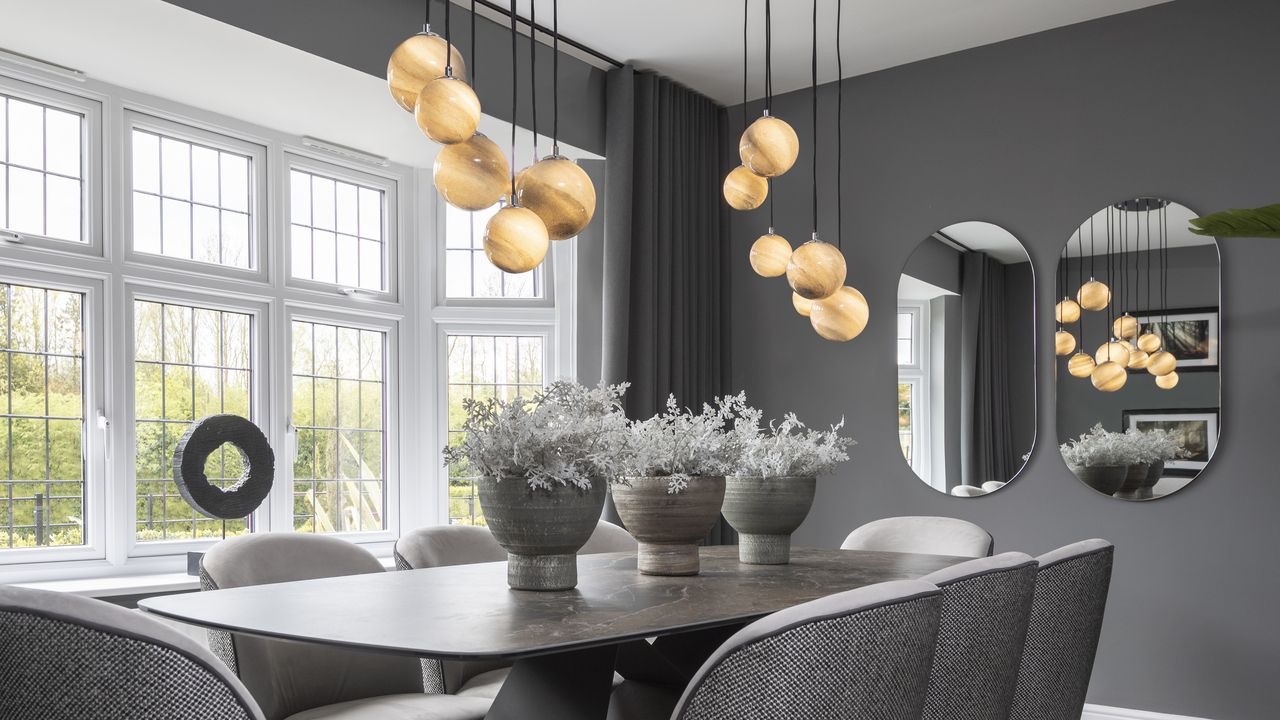 Redrow | Inspiration | Dining Table with Statement Pendant