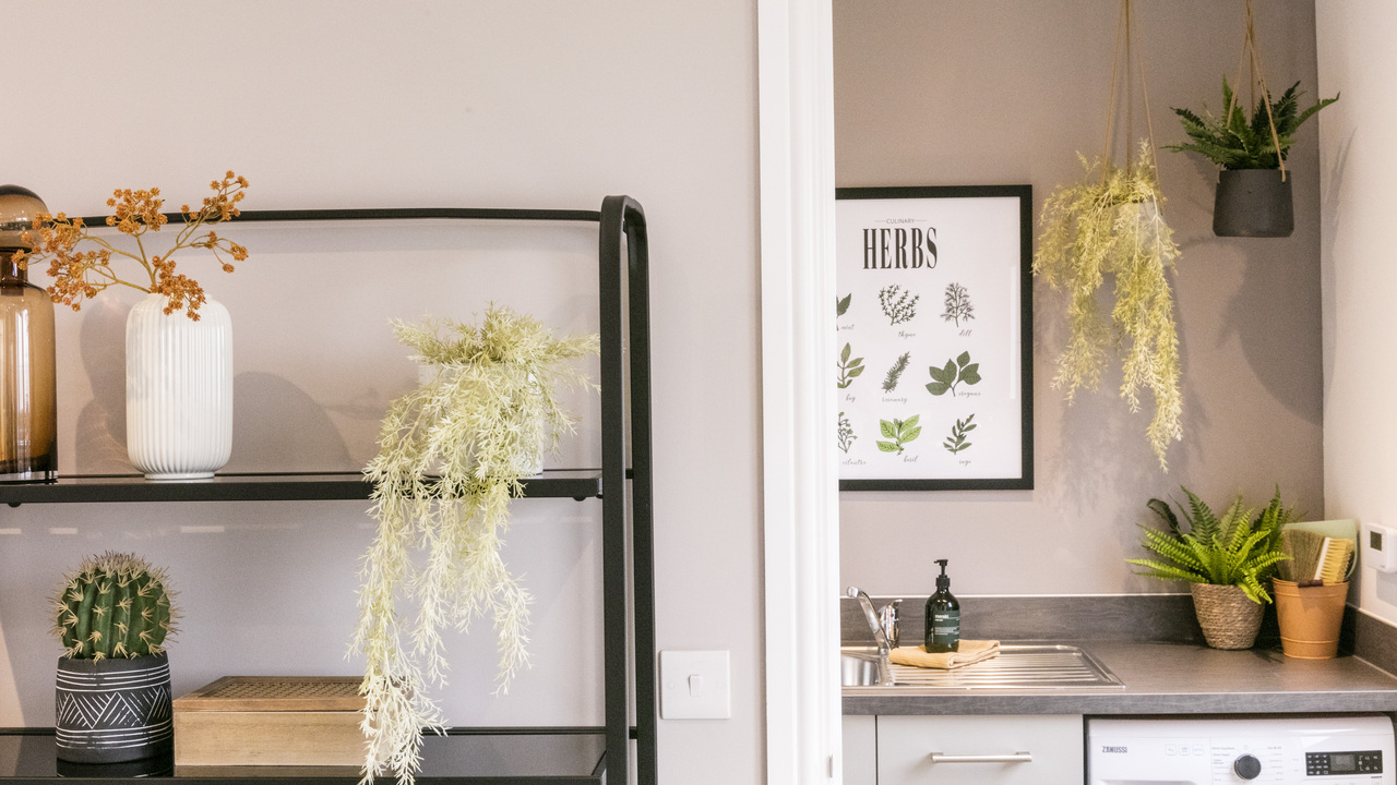 Redrow - Inspiration - Indoor plants in kitchen and utilty room
