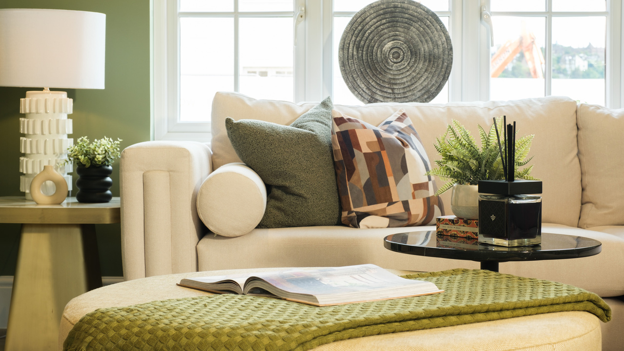 Redrow | Inspiration | Living room with cream sofa