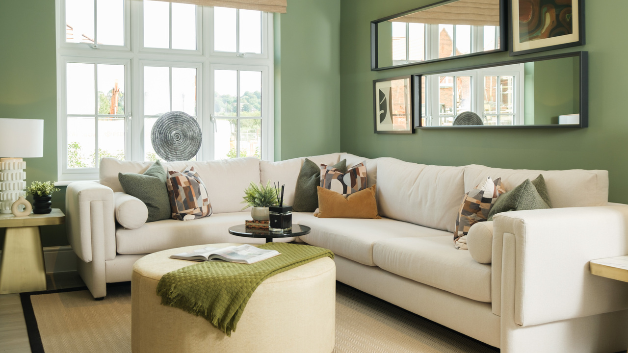 Redrow - Inspiration - Spring and summer interior and exterior trends 2024 - Comforting Greens