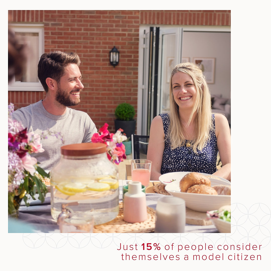 Redrow | Inspiration | 15% Think They are a Model Citizen