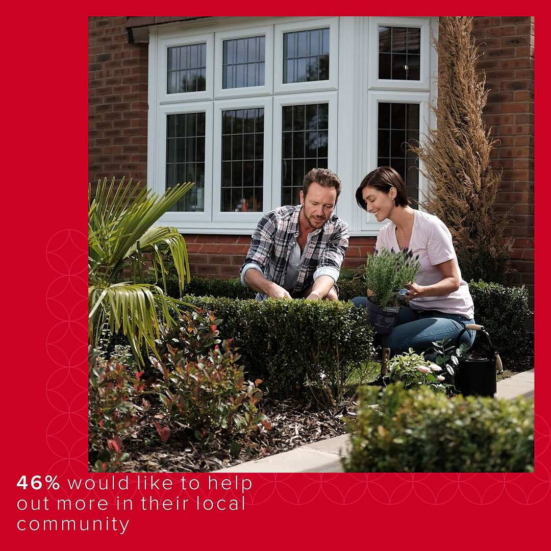 Redrow | Inspiration | 46% Want To Help More
