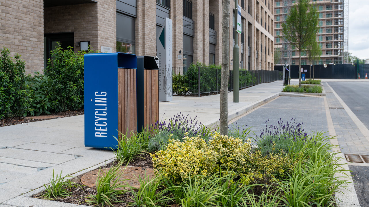 Redrow - Inspiration - Recycling bins outside Colindale