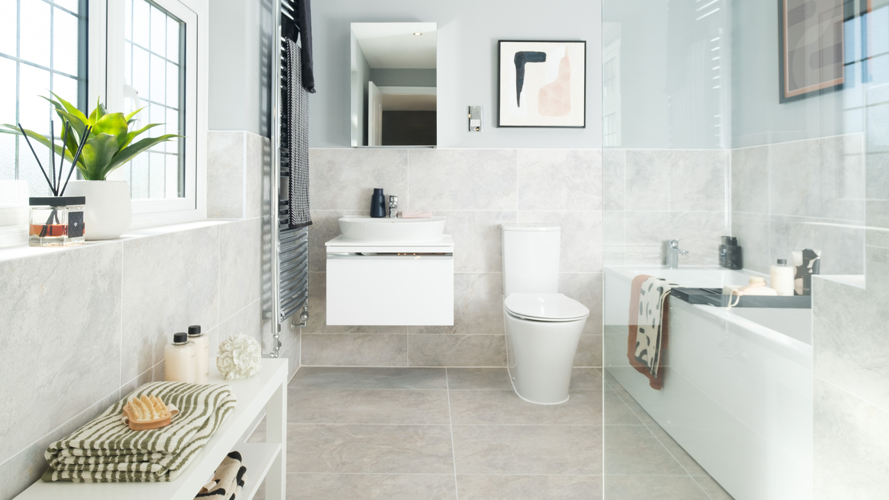 Redrow - Inspiration - Modern White Bathroom