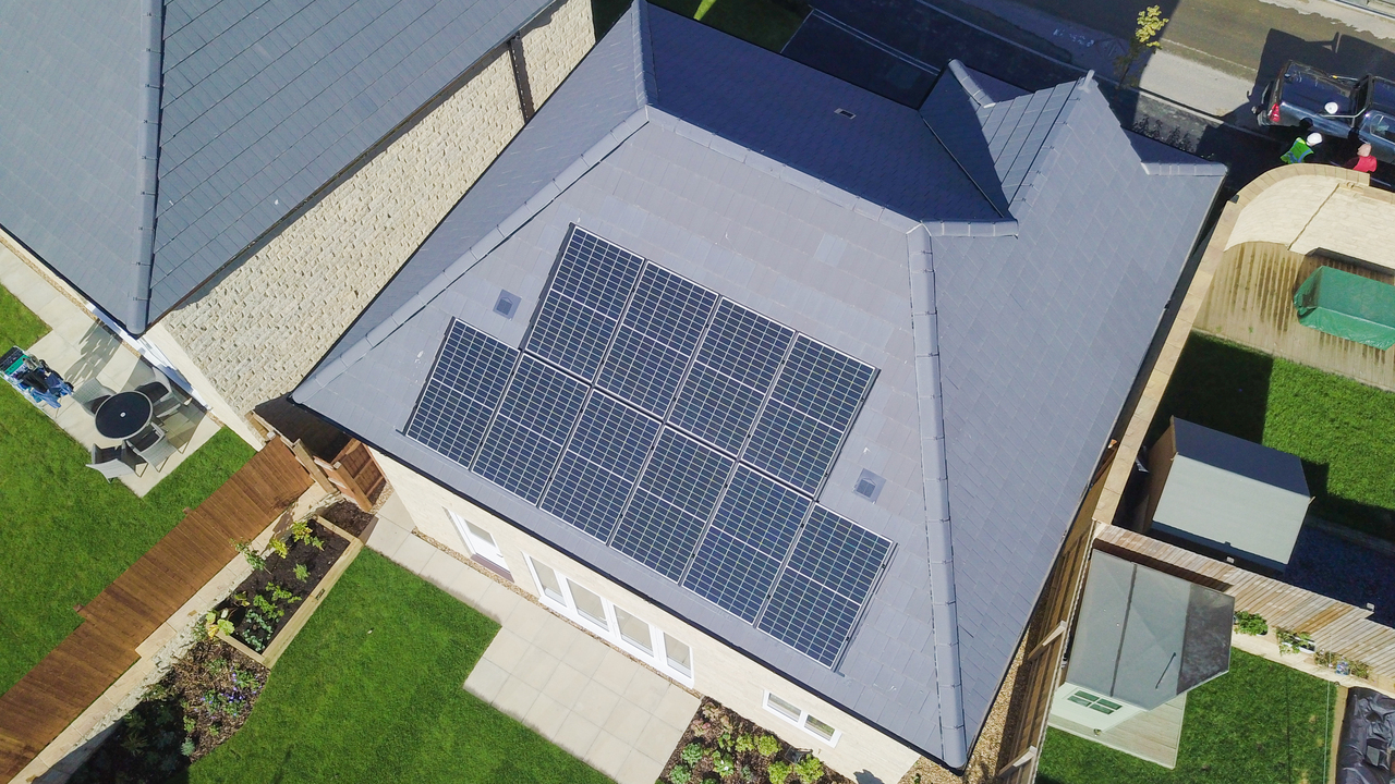Redrow - Inspiration - Solar panels on roof of a heritage home