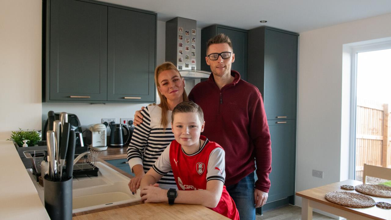 Redrow News - Family finds their forever home in Rotherham