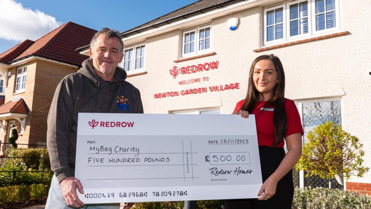 Redrow News  Redrow donates 1700 to deserving causes