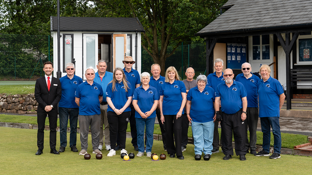 Redrow - Hartford Bowls Club received help towards its running costs with a 500 donation from Redrow