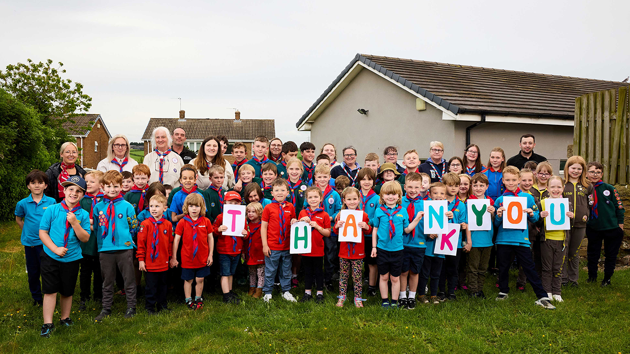 Redrow - Members of Rotherham Scouts - Brownies and Guides