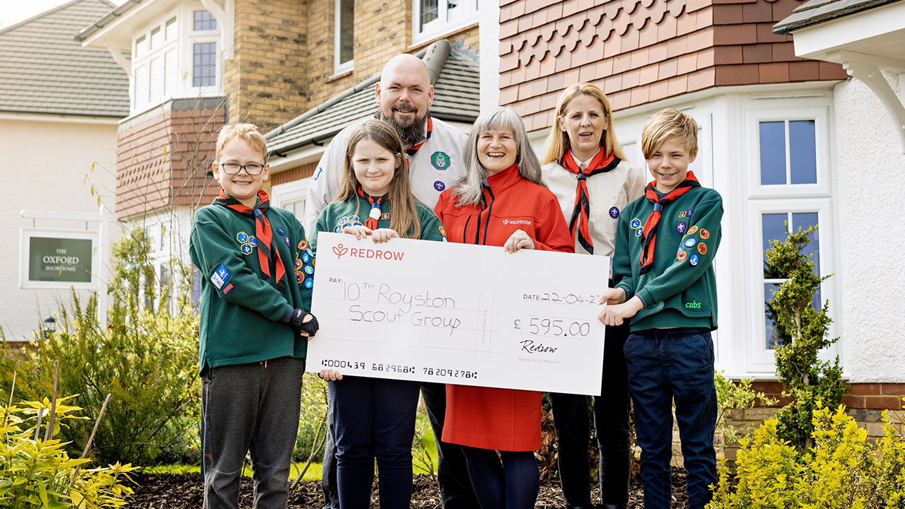 Redrow Communirty-fund-Scout group