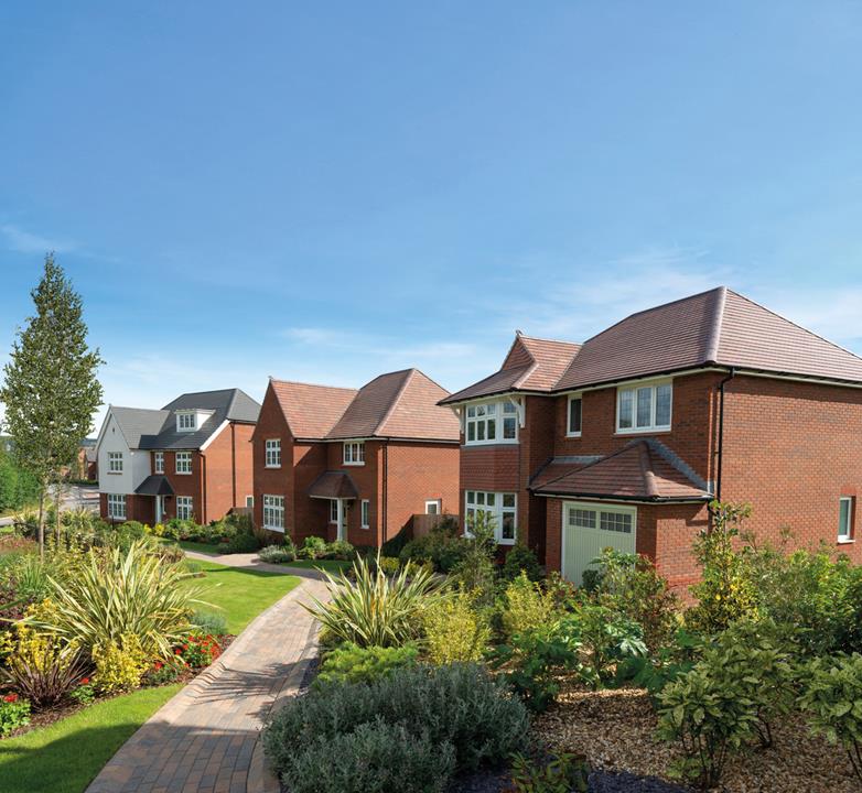 Redrow - New homes - footpath leading to new homes