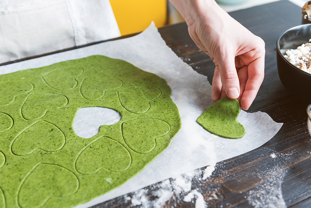 Redrow | Inspiration | green coloured hearts from eco-friendly ingredients