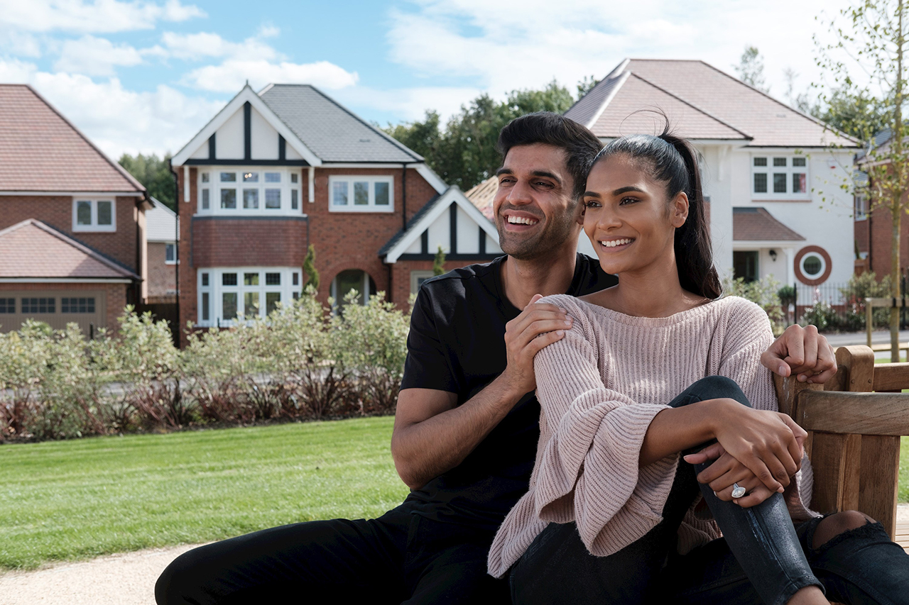 Redrow | Inspiration | young and happy couple sitting together