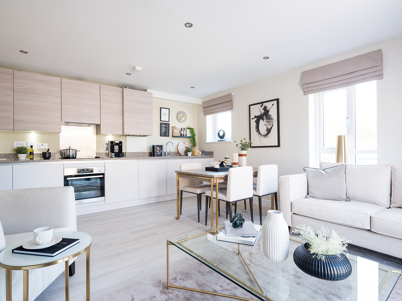 Redrow | Inspiration |  Kitchen at The Quarters Show Apartment