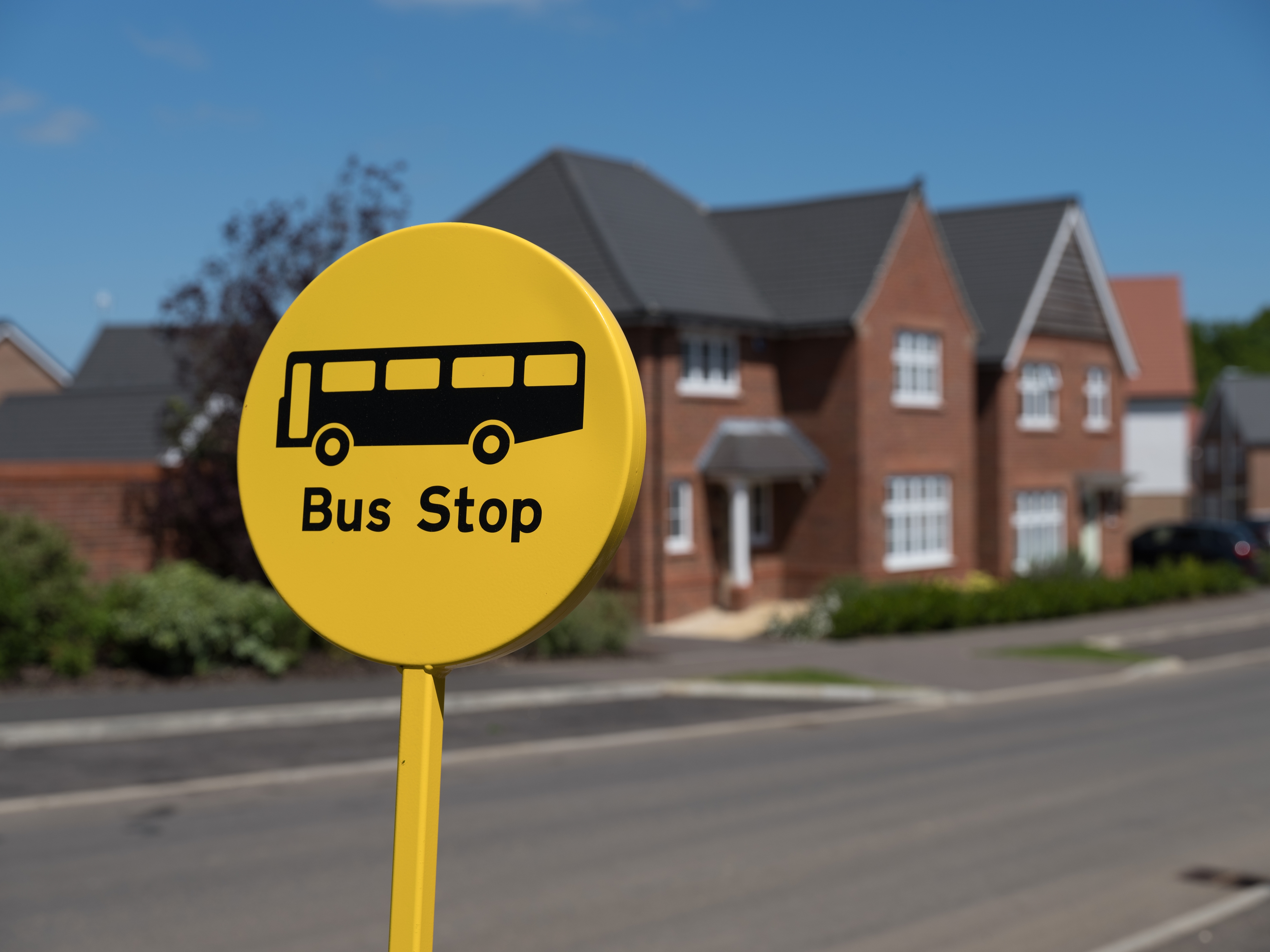 Redrow | Inspiration | Bus stop sign